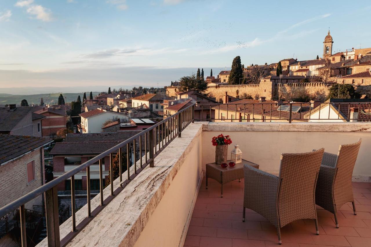 Il Trabucco E La Terrazza Della Val D' Orcia Apartment San Quirico d'Orcia Luaran gambar